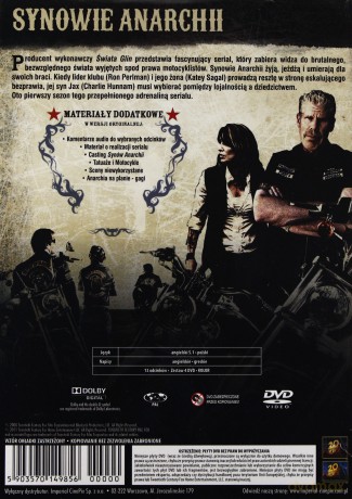 Synowie anarchii sezon 1 [4DVD]