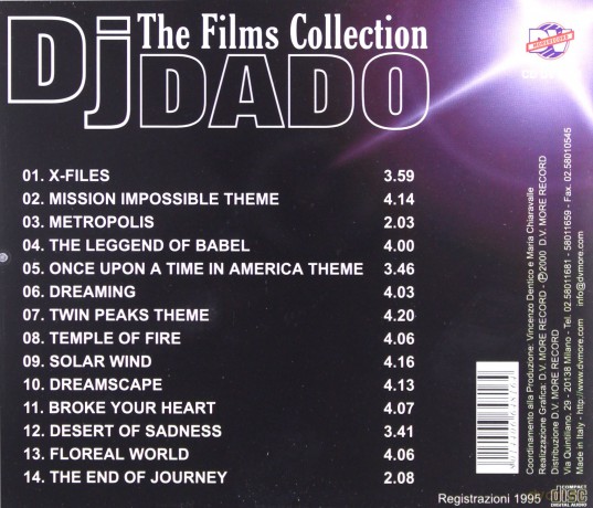 DJ Dado: The Films Collection [CD]