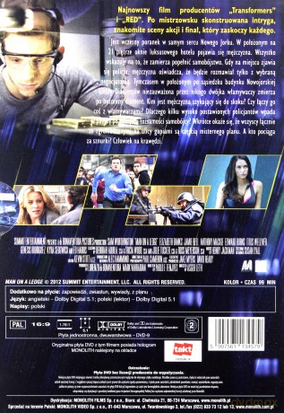 Człowiek na krawędzi (2011) [DVD]