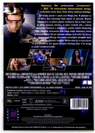 Człowiek na krawędzi (2011) [DVD]