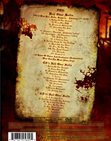 Hypocrisy: Hell Over Sofia-20years Of Chaos And Confusion [2CD]+[DVD]