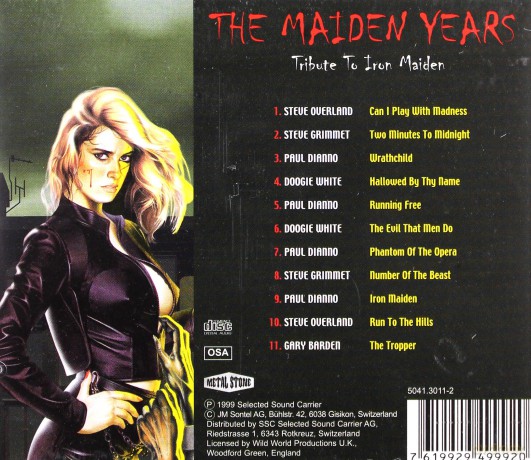 The Maiden Years - Tribute To Iron Maiden [CD]