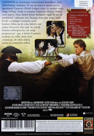 Casanova [DVD] film