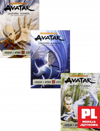 Avatar Ostatni Władca Wiatru Księga 1: Woda cz. 1+2+3 Pakiet [3DVD]