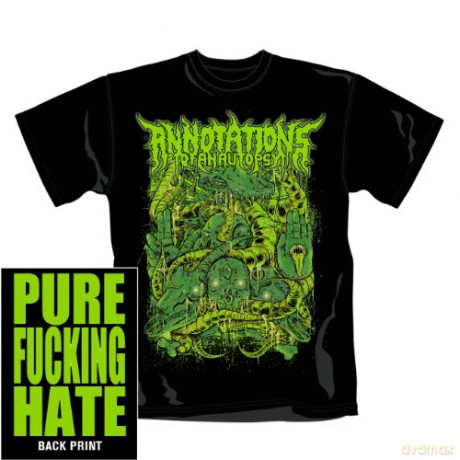 Annotations Of An Autopusy: Curse, Black (XL) [T-SHIRT]