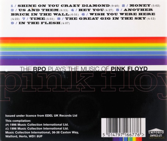Pink Floyd: The Rpo Plays The Music Of Pink Floyd [CD]