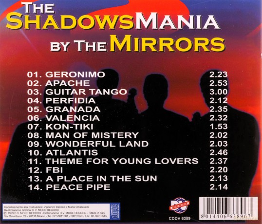The Mirrors: The Shadowmania [CD]