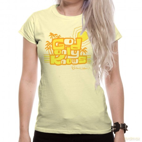 Brian Wilson: God Only Knows,Yellow, Womens (L) [T-SHIRT]