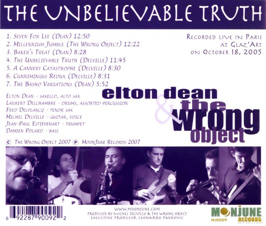 Elton Dean: The Unbelievable Truth [CD]