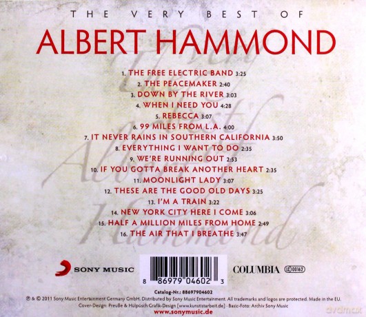 Albert Hammond: The Very Best of Albert Hammond [CD]