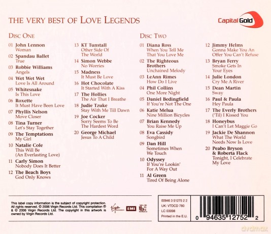 The Very Best Of Love Legends [2CD]