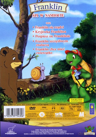 Franklin: Śpi w namiocie [DVD]