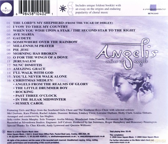 The Voices of Angels [CD]