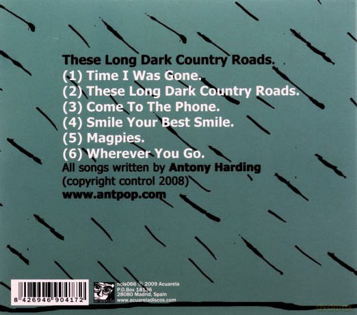 Ant: These Long Dark Country Roads [CD]