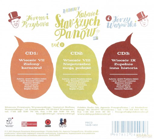 Kabaret Starszych Panów: Słuchowiska Radiowe vol.3 (digipack) [3CD]