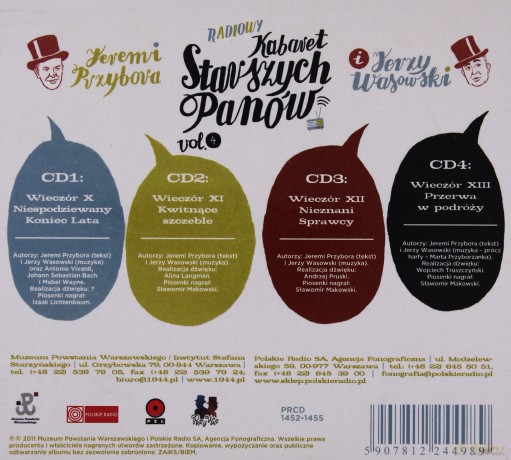 Kabaret Starszych Panów: Słuchowiska Radiowe vol.4 (digipack) [4CD]