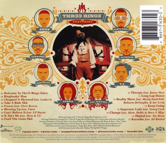 T-Pain: Thr33 Ringz [CD]