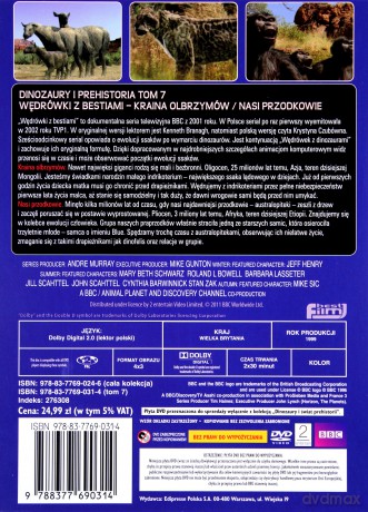 Dinozaury i Świat Prehistorii: Tom 7. Kraina Olbrzymów / Nasi Przodkowie (booklet) [DVD]
