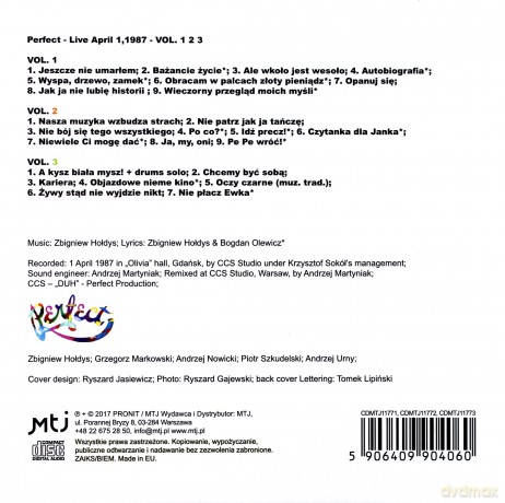 Perfect: Live April 1987 [3CD]