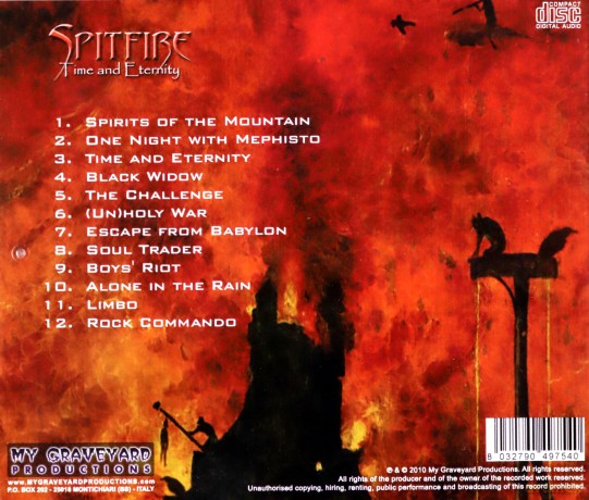 Spitfire: Time and Eternity [CD]