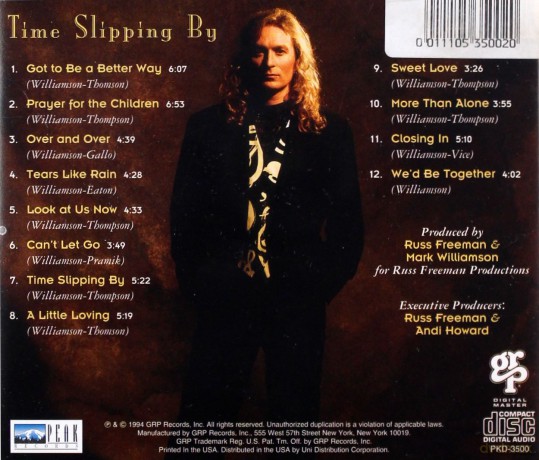 Mark Williamson: Time Slippin By [CD]