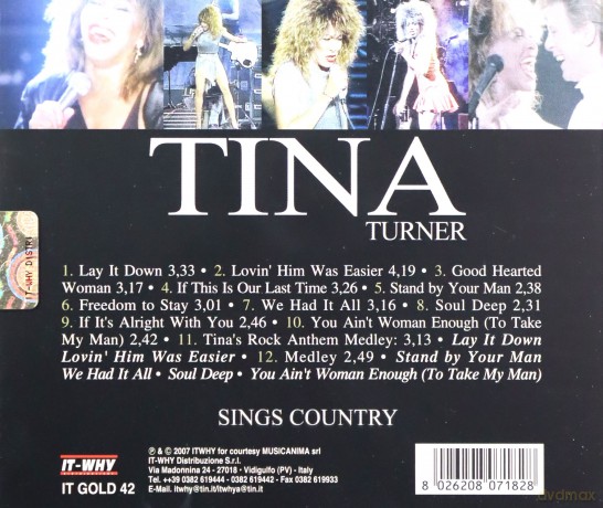Tina Turner: Tina Turner-Sing Country [CD]