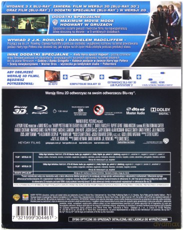 Harry Potter i Insygnia śmierci część 2 3D [Blu-Ray 3D]+[2xBlu-Ray]