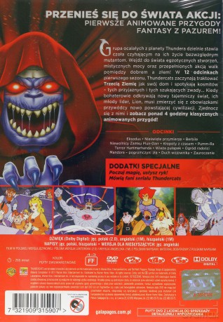ThunderCats sezon 1 cz.1 [2DVD]