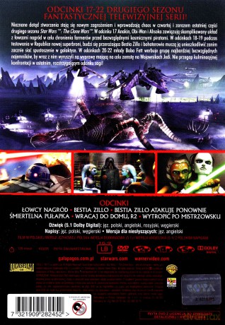 Gwiezdne Wojny: Wojny Klonów sezon 2 cz. 4 (Star Wars) [DVD]