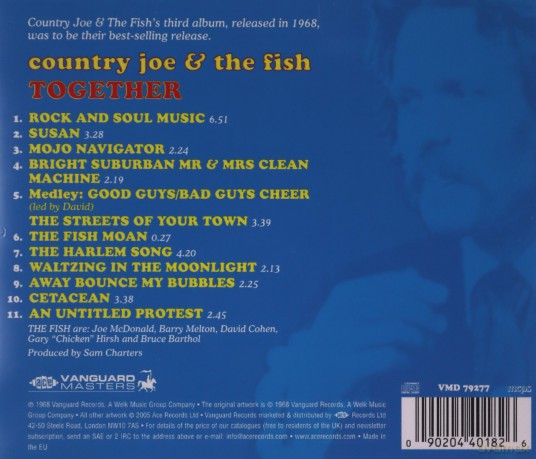 Country Joe Mcdonald: Together [CD]