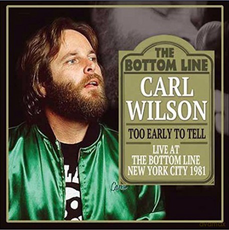Carl Wilson: Too Early To Tell [CD]