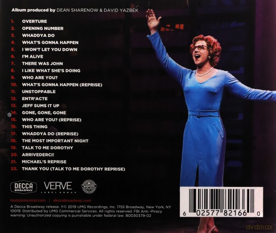 Tootsie-Broadway Cast [CD]