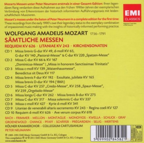 Neumann: Complete Masses (Limited) [10CD]