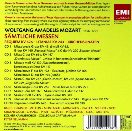 Neumann: Complete Masses (Limited) [10CD]