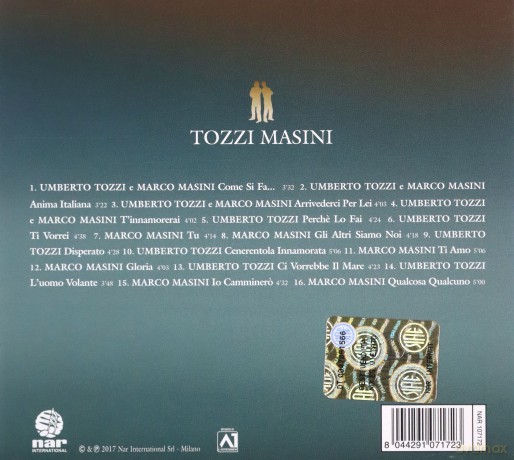 Umberto Tozzi Marco Masini: Tozzi Masini [CD]