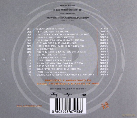 Biagio Antonacci: Tra Le Mie Canzoni [CD]
