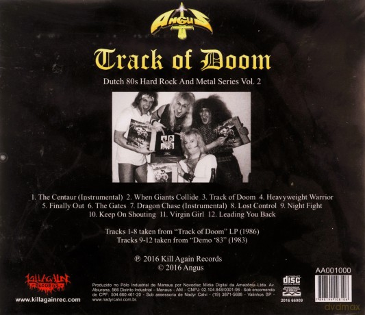 Angus: Track Of Doom 2016 [CD]