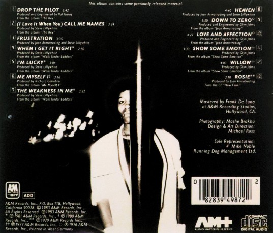 Joan Armatrading: Track Record [CD]