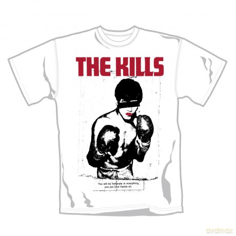 The Kills: Boxer, White (L) [T-SHIRT]