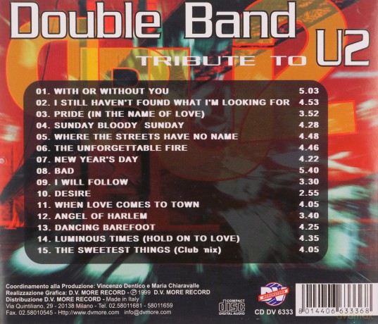 Double Band: Tribute To U2 [CD]