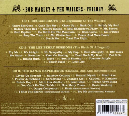 Bob Marley: Trilogy - Roots/perry/ganja Experience [3CD]