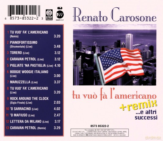 Renato Carosone: Tu Vuo' Fa l'americano E Alt [CD]