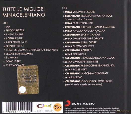 Minacelentano: Tutte Le Migliori [2CD]