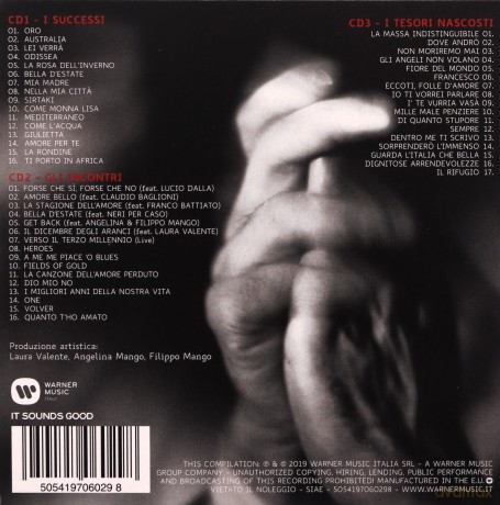 Mango: Tutto L'Amore Che Conta Davver [3CD]