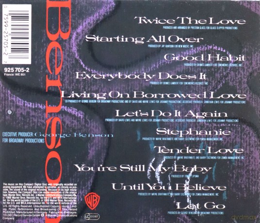 George Benson: Twice the Love [CD]
