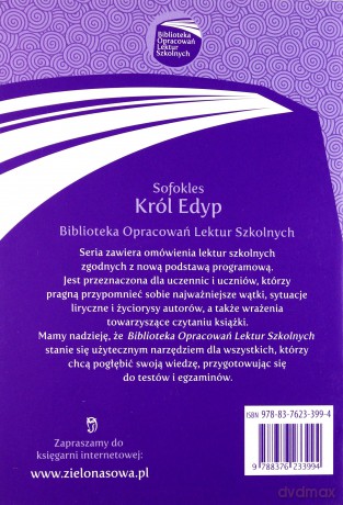 Biblioteka Opracowań Nr 9: Król Edyp [KSIĄŻKA]