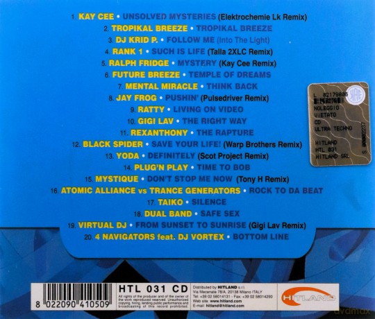 Ultra Techno - That's What I Call Techno! [CD]