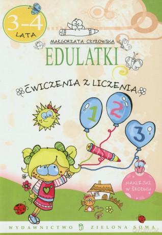Edulatki: Ćwiczenia Z Liczenia 3-4 [KSIĄŻKA]