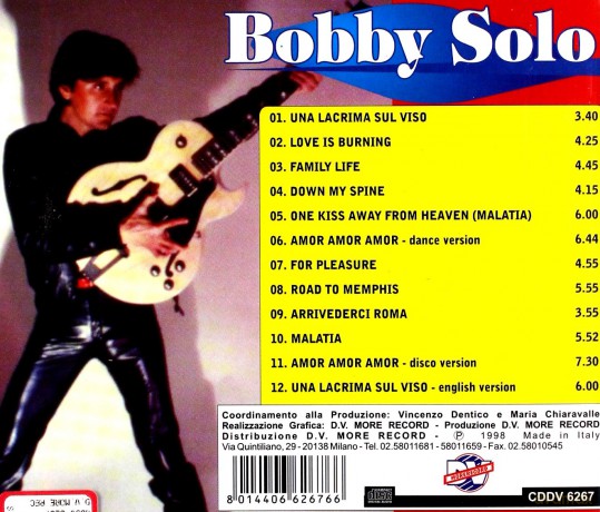 Bobby Solo: Una Lacrima Sul Viso [CD]