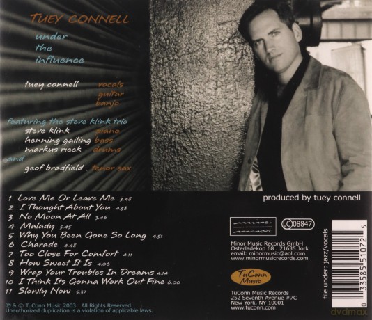 Tuey Connell: Under The Influence [CD]